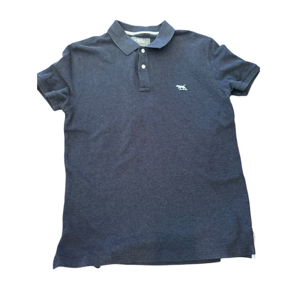 Gunn Polo Men's Pique Gray Short Sleeve Sport Fit Polo Shirt Size Large